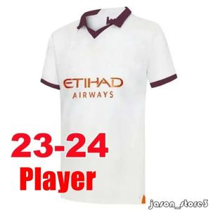 23 24 HAALAND Soccer Jerseys Man City Football Shirt DE BRUYNE RODRIGO GREALISH FODEN MANS VILLES BERNARDO RUBEN DOKU ALVAREZ Fans Joueur Hommes Kit Ensembles 360