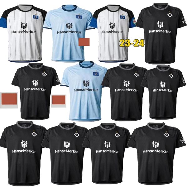 23 24 Hamburger SV Jerseys de fútbol VAGNOMAN ONANA LEIBOLD REIS KITTEL GLATZEL DUDZIAK 2023 2024 HSV Hogar lejos Tercer kit de hombres Camisetas de fútbol Uniformes