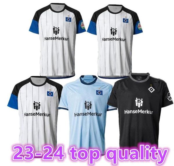 23 24 Hamburger SV Soccer Jerseys VAGNOMAN ONANA LEIBOLD REIS KITTEL GLATZEL DUDZIAK 2023 2024 HSV hommes Kit enfants chemises de football Uniformes8899