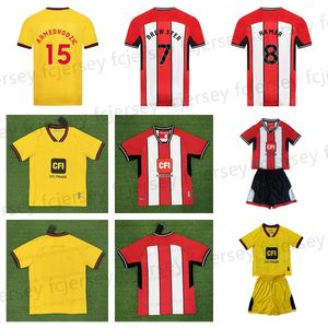 23 24 Home Away Sheffield Soccer Jerseys S-4xL Promotion Kit Sander Berge United John Egan Rhian Brewster Oliver Kids Football Shirt Jersey