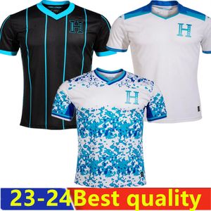 23-24 Jerseys de football de l'équipe nationale du Honduras pour hommes Carlos Rodriguez Lozano Quioto Garcia Home White Awing Football Shirt 2024world Preliminaries23 / 24