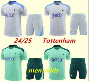 24/25 Ensemble de vêtements de sport de football populaire Tottenham Kits d'entraînement 22 23 24 Tottenham à manches longues KANE Sportswear Football à manches courtes Chandal Futbol adultes et enfants
