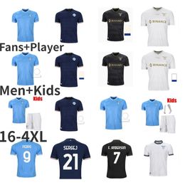 23 24 Immobile Lazio Soccer Jerseys Maglie 2023 2024 Luis Bastos Sergej Badelj Lucas J.Correa Mannen Kinderen Zaccagni Marusic Berisha voetbalshirt 10e verjaardag 16-4XL 16-4XL 16-4XL 16-4XL