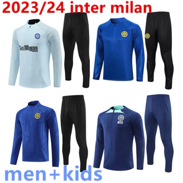 23 24 Inter Football Tracksuit Lautaro Chandal Futbol Soccer Training Sucet 23 24 Veste Camiseta de Foot