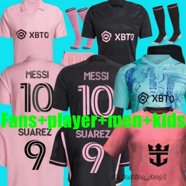 23 24 Camisetas de fútbol del Inter Miami MESSIS BECKHAM Camisetas de fútbol MATUIDI HIGUAIN TRAPP PELLEGRINI PIZARRO FC Jersey Fans Player CARRANZA PIREZ MORGAN Kit 443