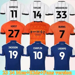 23 24 IPS Town Soccer Jerseys Hirst 27 Burns 7 Broadhead 33 Luongo 25 Ball 12 Chaplin 10 2024 Home Away 3rd Men Set Football Shirts Short Maillots Kids