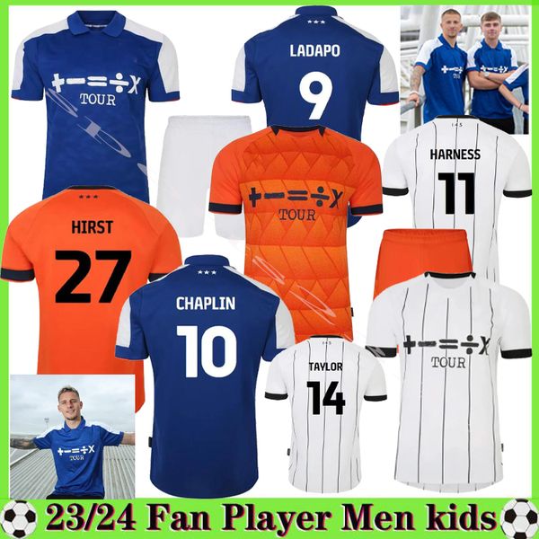 23 24 Ipswich Town CHAPLIN Soccer Jerseys Burns Hirst Burns Broadhead Luongo Ball 2023 2024 Home Loin Troisième Hommes Enfants Jersey Chemises de football