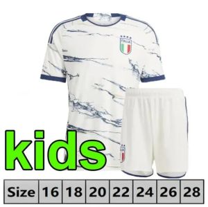 23/24 Italia Chiesa Soccer Jerseys 2023 Italië 125e Raspadori Verratti Barella Donnarumma Shirt Totti Lorenzo Politano Zaniolo Miretti voetbaluniform 6C7