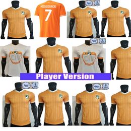 23/24 Ivoorkust Marokko Ghana Senegal Hot Sales Sets Men Outdoor Football Suits Home Kits Jackets Sportswear wandelvoetbalpak speler versie