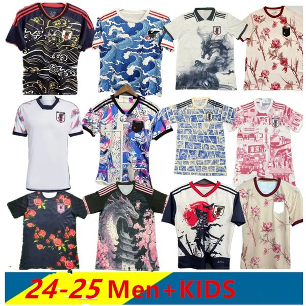 23-24 Japan Soccer Jersey Mitoma Toyko Special Edition Kit de fútbol japonés Versión Versión de jugador Minamino Cartoon Limited Women Football Shirt Top