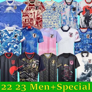 23 24 Japan Soccer Jerseys Cartoon Minamino Isagi Atom Mitoma Tsubasa Hinata Doan Kubo Ito Itakura 2024 Speciale Japanse uniforme mannen 2023 Voetbalkshirt Dragon