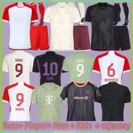 23 24 Kane De nieuwe voetbalshirt Gravenberch Sane de Ligt Muller Davies Kimmich Long Sleeve voetbalshirt Men's Kids Kit Coman 2024 Bayern München Jersey Fans Players