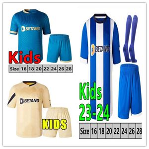23 24 Kids FC Portos camisetas de fútbol CAMPEOES PEPE SERGIO OLIVEIRA MEHDI LUIS DIAZ MATHEUS Training Fans versión 2023 2024 kits de fútbol