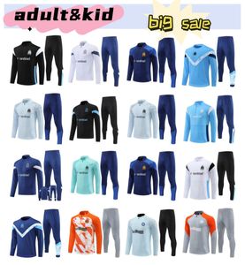 23 24 Survêtements de football pour hommes MILIK PAYET Marseille survetement 22 23 Fottball Training Suit Veste Maillot de Foot Olympique OM Survêtement Football Jogging Kit