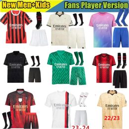 23 24 Koche Pulisic Rafa Leao voetbaltruien AC 2023 2024 MILANEN Reijnders Loftus-Cheek Maignan Giroud voetbal Shirts Theo 16-XXL