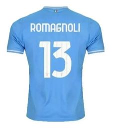 23 24 Lazio Camisetas de fútbol inmóvil camiseta 2023 INMÓVIL LUIS BASTOS SERGEJ BADELJ LUCAS J.CORREA ZACCAGNI MARUSIC hombres niños kit camiseta de fútbol 10mo aniversario