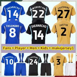 23/24 Leicester Home Away Voetbalshirts 2003 Retro BARNES Tielemans MADDISON VARDY IHEANACHO AYOZE NDIDI DAKA LOOKMAN City Home Vardy Voetbaluniformen Heren