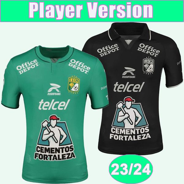 23 24 Leon Mens Soccer Jerseys Moreno F. Vinas Rubio Rodriguez Ambriz W. Tesillo Home Away Player Football Shirts Uniformes à manches courtes