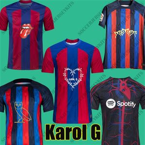 Men de conception T-shirts Polo Version spéciale Barcelone Karol G Club Joint à manches courtes T-shirts