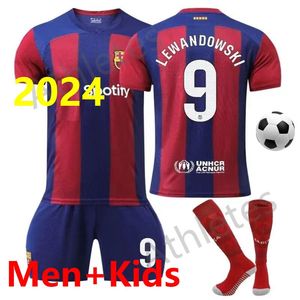 23 24 LEWANDOWSKI PEDRI Maillot de Football Barca PEDRI GAVI FC Camiseta De Barcelona Futbol Football JOAO FELIX Ensemble Homme et Enfant RAPHINHA