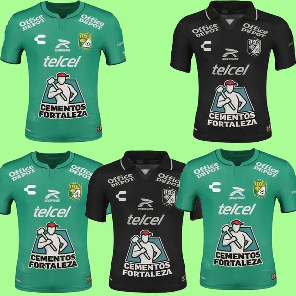 23 24 Liga MX Club Leon Soccer Jerseys CAMPBELL DAVILA MENA LUIS MONTES MORENO CASTILLO YORIO à la maison 3ème 2023 2024 maillot de football