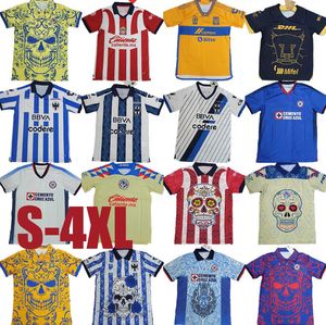 23 24 Liga MX Club Tigres Voetbalshirts 2023 2024 Dag van de Doden Atlas FC NAUL Amerika Tijuana Cruz Azul Guadalajara Xolos UNAM LEON Chivas Voetbalshirt Uniformen