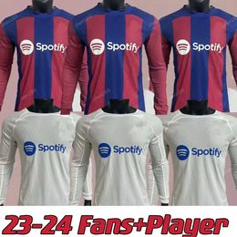 23 24 Speler -fans Lewan.Dowski Gundogan Ansu Fati Football. Voetbaljerseys Raphinha Gavi R.Araujo Barcelonas Ezzalzouli Pedri Ter Stegeen 2023 2024 Shirt