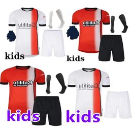 23 24 Luton Town CLARK CAMPBELL Maillots de football pour hommes BURKE NAISMITH BELL DOUGHTY ADEBAYO Home Away 3ème Maillots de football blanc rouge 2023 2024 TOP kit enfants