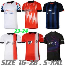 22 23 24 LuTON Town Soccer Jerseys Kids Kit Home Away Troisième 3ème Formation 2023 2024 Maillot de football Fan Player Version Maillot Foot MORRIS WOODROW ADO BURKE CAMPBEL S-XXL