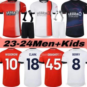 23 24 Luton Town Soccer Jerseys Morris Woodrow 2024 Burke Hartson Curtis Lansbury Donaghy Berry Mick Home Away Third Jersey Top Football Shirt Kit Uniform