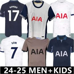 23 24 Maddison Son Soccer Jerseys Romero Kulusevski Richarlison Kulusevski 2023 2024 Van de Ven Bissouma Johnson voetbalkit Shirt Spurs Men Kids Sets