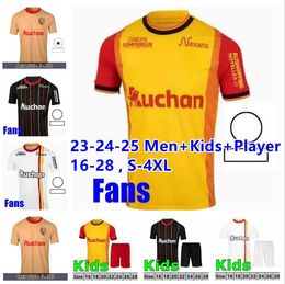 23 24 Maillot RC Lens voetbalshirts Home Away Saint-Barbe Special KAKUTA FULGINI DIOUF SPIERINGS GANAGO SOTOCA WAHI 9 voetbalshirt 2023 Kids THIRD AWAY GOLD S-4XL