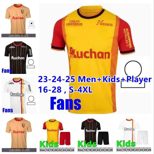 23 24 Maillot RC Lens Jerseys de fútbol Hogar lejos Saint-Barbe Especial KAKUTA FULGINI DIOUF SPIERINGS GANAGO SOTOCA WAHI 9 Camiseta de fútbol 2023 Niños TERCER AWAY GOLD S-4XL