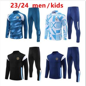 23 24 25 man City Haaland voetbaltrui Arsenal Tracksuit Men Kids Lange Mouw Man City Trainingspak Sportkleding