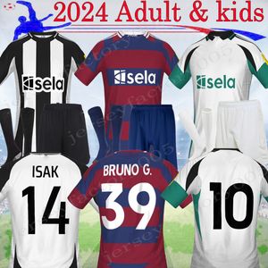 Newcastle 2024 Home Away Soccer Jerseys Bruno G. Joelinton Isak 24 25 3rd Tonali Fans Joueur Maximmin Wilson AlmiRon Football Shirt Man Kid Kit 16-XXL