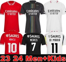 23/24 Maria voetbaltruien Benficas voetbalshirt kampioenen Home Camisa Classic Jersey Branded Sports Shirt, Adult and Children's Brand T-Shirt Jacket