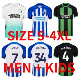 23/24 MAUPAY MARZO camisetas de fútbol 2023 2024 MITOMA GROSS VELTMAN ALZATE PROPPER UNDAV LAMPTEY WEBSTER LALLANA WELBECK ANSU FATI hombres niños kits conjuntos de calcetines camiseta de fútbol