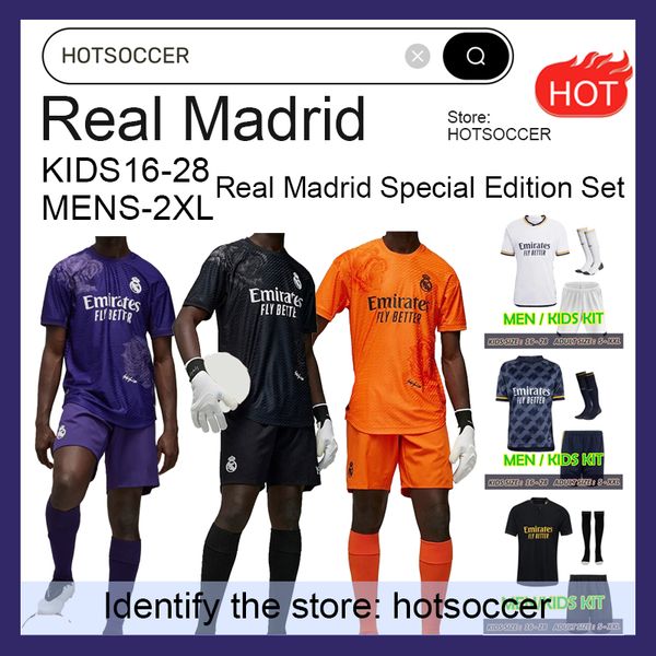 23 24 Mbappe Bellingham Real Madrid Soccer Jersey Y-3 Kids Kit 2023 2024 Home Away Tercera camisa de fútbol Y3 Camiseta Rodrygo Vini Jr Hotsoccer