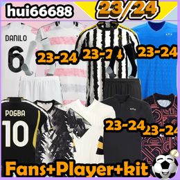 23/24 MCKENNIE ARTHUR voetbalshirts 22 23 24 Fans Spelerversie DI MARIA VLAHOVIC CHIESA POGBA CUADRADO BONUCCI LOCATELLI JUV Heren kinderkits sokken Voetbalshirt