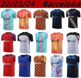 23/24 hommes Barcelone survêtement maillot de football barca style classique costume d'entraînement adulte 22 23 gilet à manches courtes tracksuits888