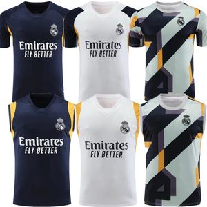 23 24 Men Real Madrids Tracksuit voetbaljersey Polo Set Adult Training Soccer Jerseys 2023 2024 Mens korte mouwtop