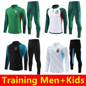 23/24 Survêtements de football pour hommes Mexique Maillots de football Veste 2023 2024 Costume d'entraînement Argentinaes Survetement Foot Chandal Tuta Jogging Enfants