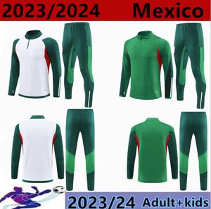 23 24 Mexican Club USA Sportswear Football Training Jersey 2023 2024 CIOVANY G Dos Santos R SAMBUEZA P AGUILAR Football Hommes Enfants Sweatwear Set