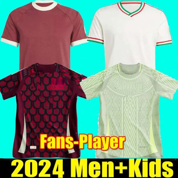 23 24 México Copa América RAUL CHICHARITO Jerseys de fútbol 2 SANTOS LOZANO DOS 2024 2025 H.LOZANO Hombres Niños Camisetas de fútbol Uniformes Fans Versión del jugador