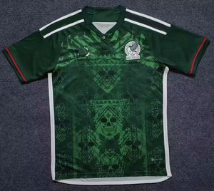 23/24 Mexico Heren T-shirts Zomer vrije tijd sport ademende stof Badge borduurwerk outdoor casual sport Professioneel shirt