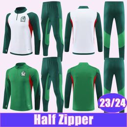 23 24 Mexico Trainingskleding Kit Voetbalshirts O. HERRERA R. ALVARADO S. GIMENEZ H. LOZANO J. SANCHEZ S. CORDOVA G. OCHOA Voetbalshirts