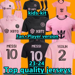 23 24 Miamie Soccer Jerseys CF YEDLIN Matuidi HIGUAIN CAMPANA MLS MESSIS 23 24 Football Hommes Enfants Joueur Fans Version Kits de Chemise Femmes Enfant Adultes Maillot de Football