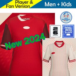 Nieuw Canada voetbalshirt Maillot de Foot 2024 Copa America Cup kindertenue 2025 Canadees nationaal team voetbalshirt 24/25 thuis uit spelerversie BUCHANAN DAVIES DAVID