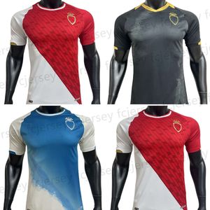 23 24 Monacans Voetbalshirts Zwart thuis weg derde BEN YEDDER MINAMINO BOADU GOLOVIN Maillot De Foot MoNACo Mannen nemen camiseta futbol