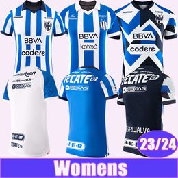 23 24 Monterrey Femmes Soccer Jerseys M. MEZA V. GUZMAN R. FUNES MORI ROJAS G. BERTERAME J. GALLARDO JORDI AGUIRRE SOTO Accueil 3ème Football